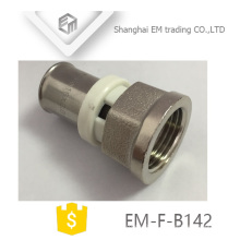 EM-F-B142 Reducer female union for pex al pex brass forged Press socket fitting